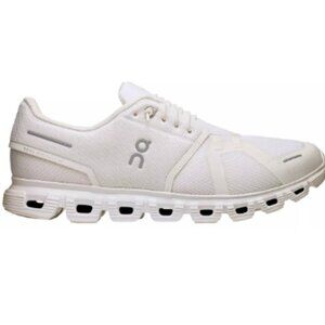 New-On Men's Cloud 6 Shoes/Color: White/White